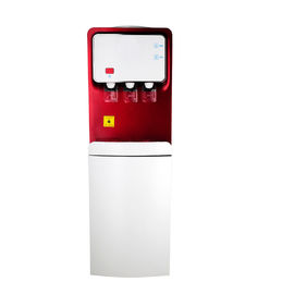 Free Standing Hot Cold Water Dispenser With Storage / Refrigerator Cabinet