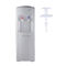 Standing hot and cold water dispenser with storage cabinet or refrigerator